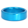 Kiotos Cockring en aluminium Circle 15mm Bleu